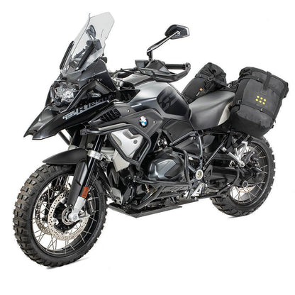 Bike fitted with the Kreiga OS-BASE and OS-Adventure Packs