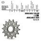 SPROCKET FRONT MOTO MASTER STEEL 14 TOOTH SHERCO