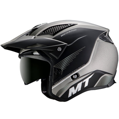 MT District SV Post Matt Black Grey