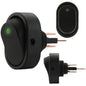 ROCKER SWITCH ON/OFF GREEN ILLUMINATION (12MM MOUNTING HOLE)