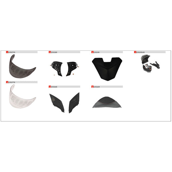 J.04 HELMET SPARES