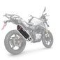 Scorpion Serket Parallel Full System - Black Ceramic - Fits BMW G310 R / G310 GS 16-24