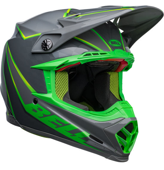 Bell MOTO-9S FLEX Sprite Gloss Grey/Green