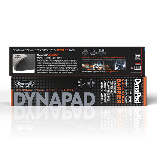 DYNAMAT DYNAPAD SOUND DEADENING AND INSULATION (810MM x 1.37M, 1.1 SQM) - 1 SHEET