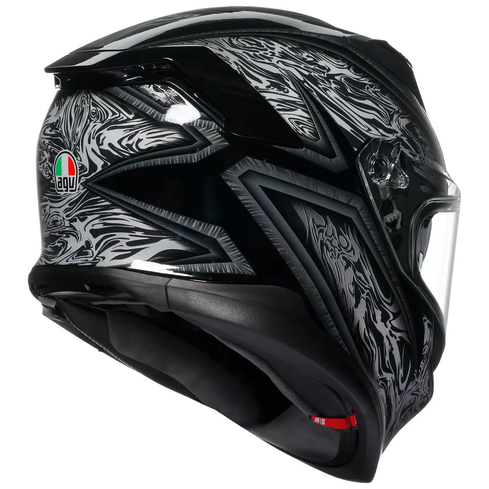 AGV K7 [DAMASCUS BLACK SILVER] 6