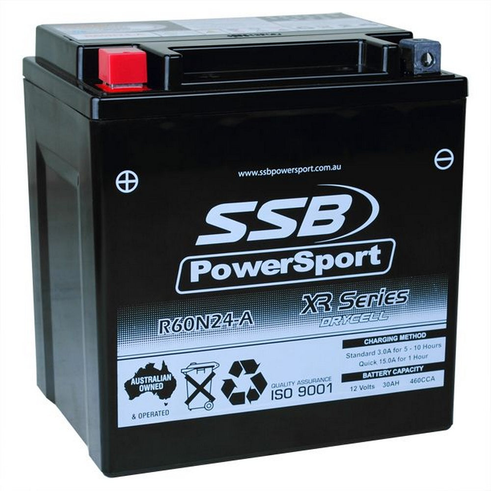 MOTORCYCLE AND POWERSPORTS BATTERY AGM 12V 30AH 460CCA BY SSB HIGH PERFORMANCE