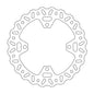 BRAKE DISC REAR MOTO MASTER NITRO 240MM KAWASAKI KTM SUZUKI