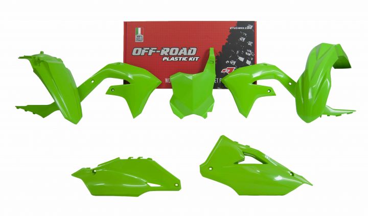 PLASTICS KIT RTECH 5 PIECE GREEN KAWASAKI KX250 KX250F KX250X KX450F KX450X