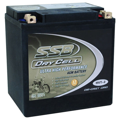MOTORCYCLE AND POWERSPORTS BATTERY AGM 12V 30AH 515CCA BY SSB ULTRA HIGH PERFORMANCE  DRY CELL