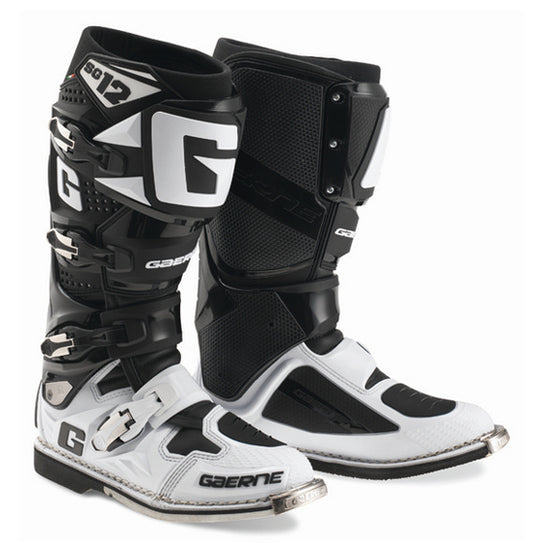 Gaerne SG12 Black/White - MX