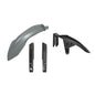 PLASTICS RTECH 3 PIECE FRONT FENDER & FORK GREY BLACK YAMAHA XT700Z TENERE 19-24