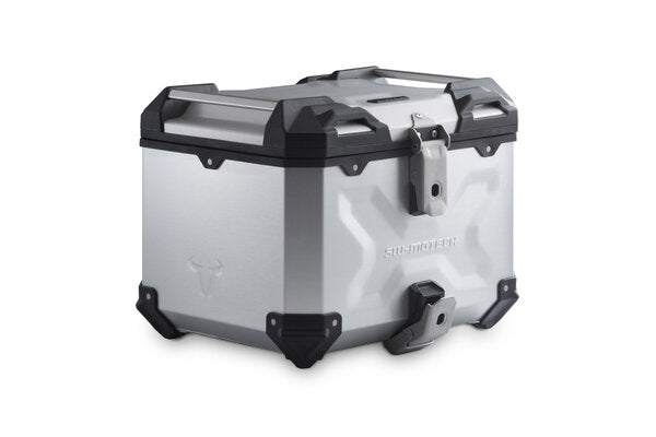 SW MOTECH TRAX ADVENTURE TOP CASE ALUMINUM 38L SILVER