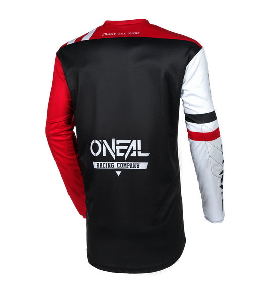 O'Neal 2025 ELEMENT Warhawk Jersey - Black/White/Red