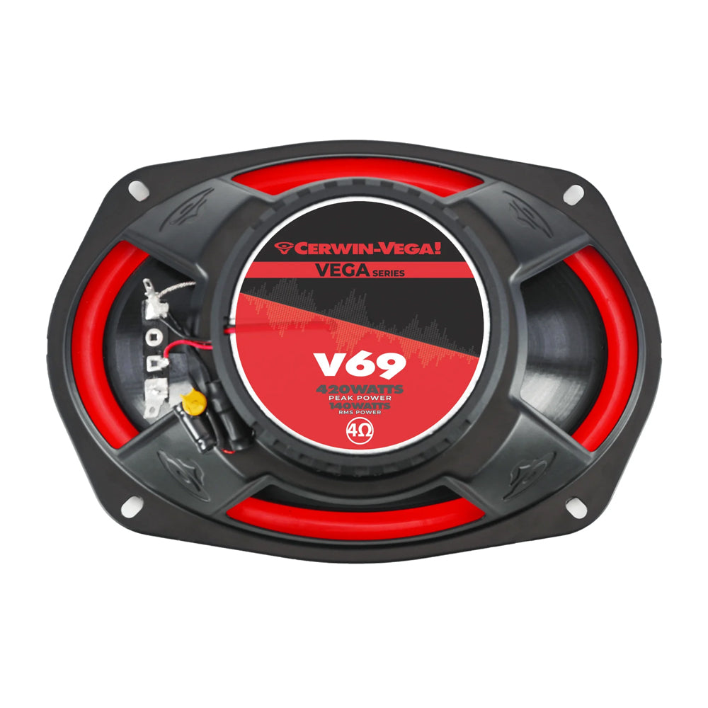 CERWIN VEGA VEGA SERIES 2-WAY 6X9" COAXIAL SPEAKERS 140W RMS