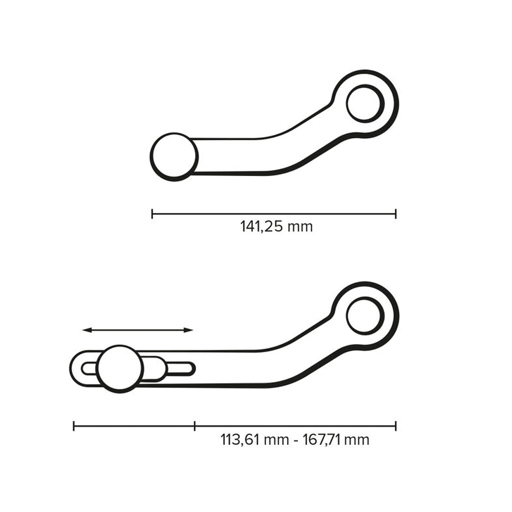 SW MOTECH GEAR LEVER CNC MILLED ALUMINIUM HARDCOAT BMW R NINE T 14-2ON