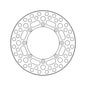 BRAKE DISC REAR MOTO MASTER VINTAGE 220MM KAWASAKI KX125 KX250 KX500 86-88