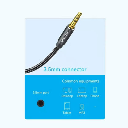 VENTION 2X RCA MALE TO 3.5MM TRS CABLE 3M FOR SKAA AKIKO/RUSH