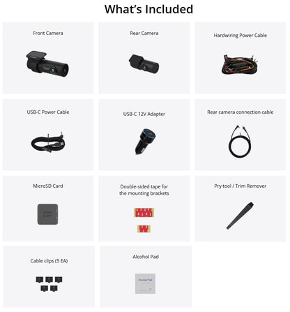 BLACKVUE DR770X-2CH-II FRONT & REAR FACING FULL HD (1080) DASHCAM 64 GB