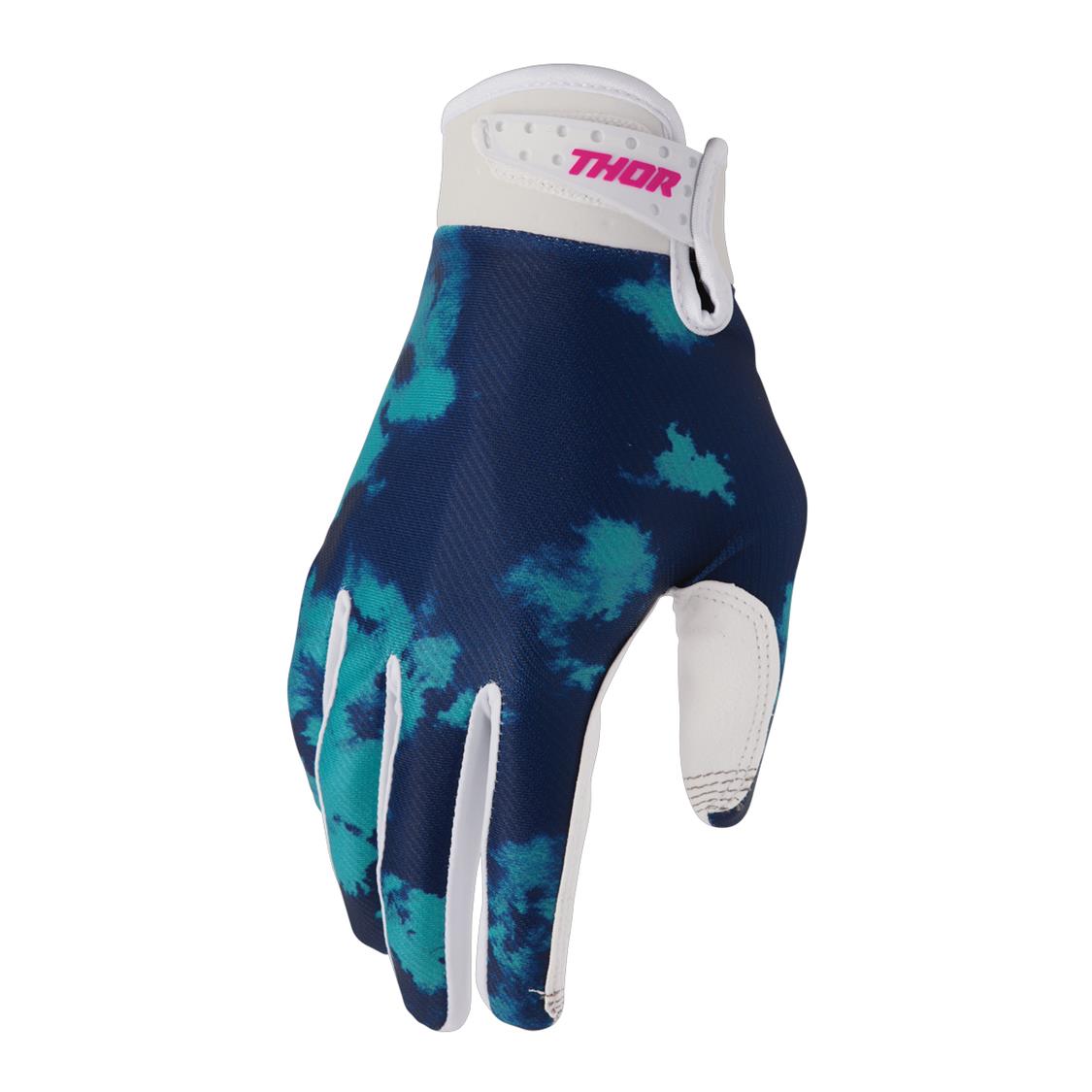 THOR GLOVE  BLEACH WHITE/AQUA