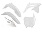 PLASTICS KIT RTECH 5 PIECE WHITE SUZUKI RMZ450 08-17