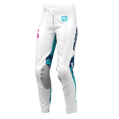 THOR LAUNCHMODE PANT WOMENS BLEACH WHITE/AQUA