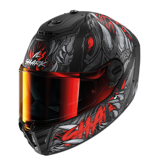 Shark SPARTAN RS Shaytan - Matte Blk/Red/Ant