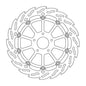 BRAKE DISC FRONT RIGHT MOTO MASTER FLAME 320MM HUSQVARNA KTM