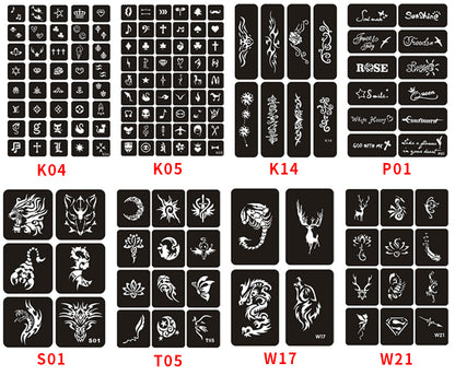 FORMULA AIRBRUSH WATERPROOF STENCIL BOOK 20PG