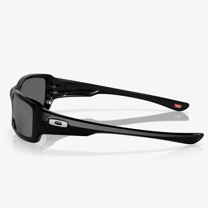 0OO923892380454 Oakley Fives Squared Sunglasses Polished Black Frame w/ Grey Lens