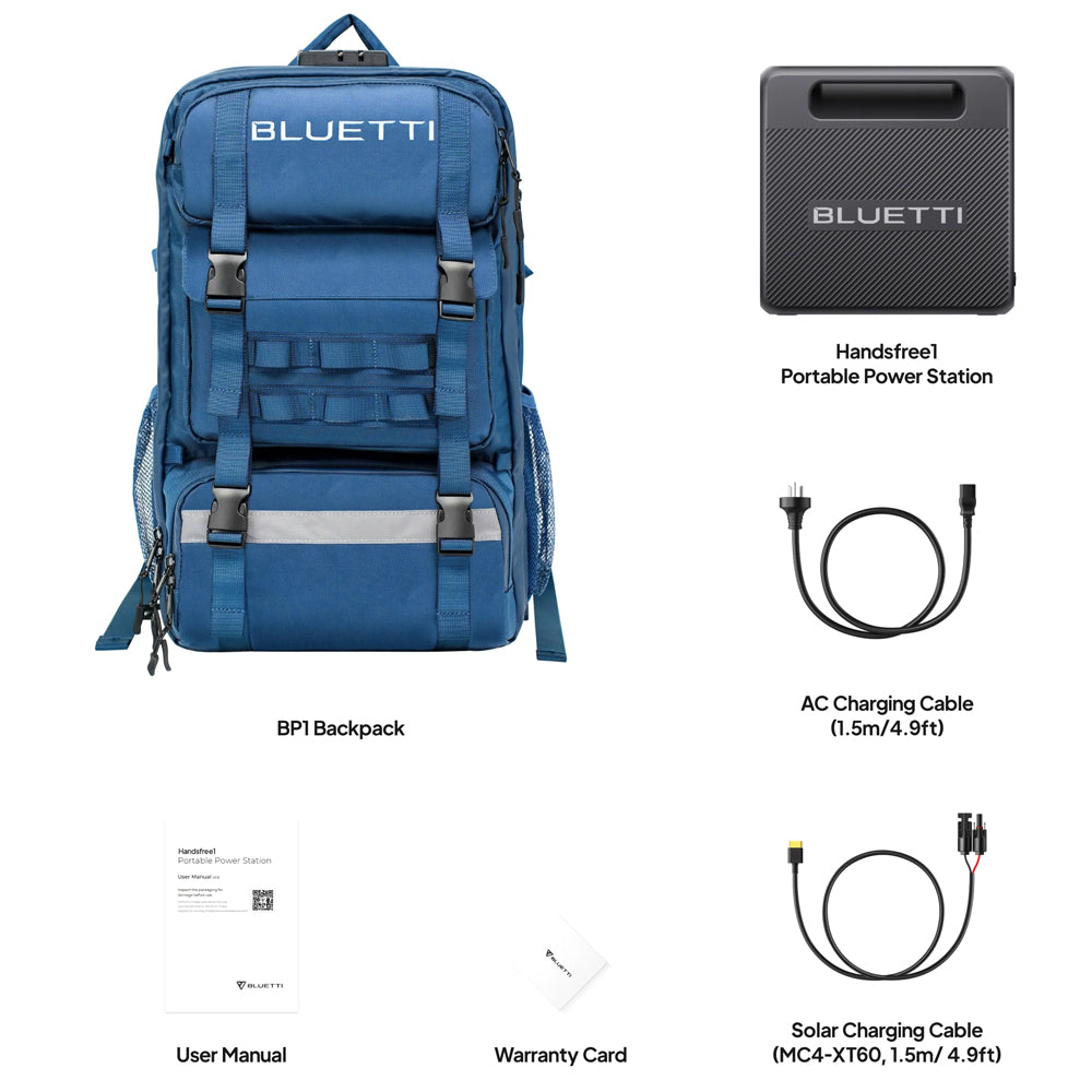 BLUETTI HANDSFREE 1 BACKPACK POWER STATION