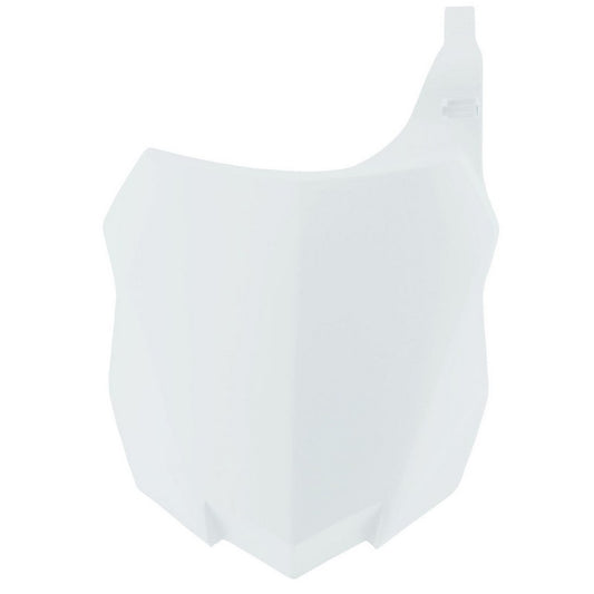 NUMBER PLATE RTECH WHITE KAWASAKI KX250F 13-16 KX450F 13-15