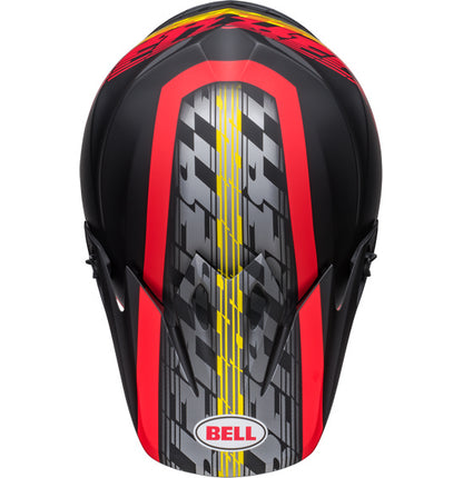 Bell MX-9 MIPS Offset Matte Black/Red