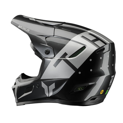 THOR HELMET REFLEX ROGUE CHARCOAL/SILVER