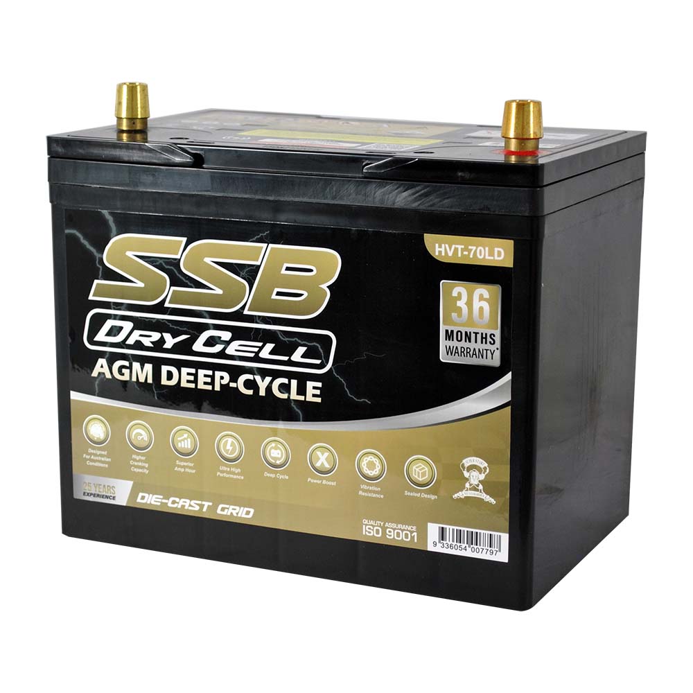 AGM BATTERY DEEP CYCLE DUAL PURPOSE 12V 85AH 620CCA BY SSB (24LX MF) ULTRA HIGH PERFORMANCE