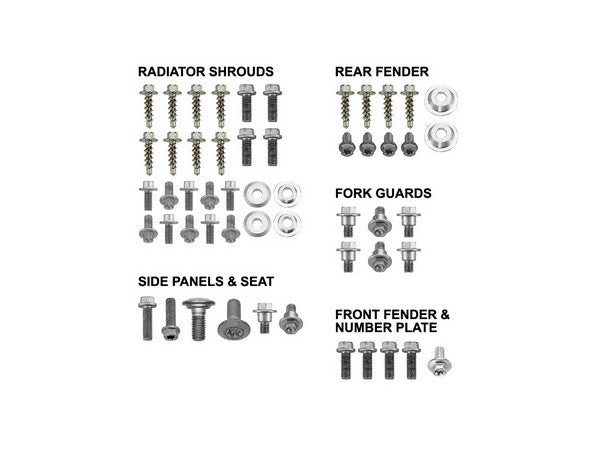 BODY PANEL BOLT KIT PSYCHIC GASGAS HUSQVARNA KTM