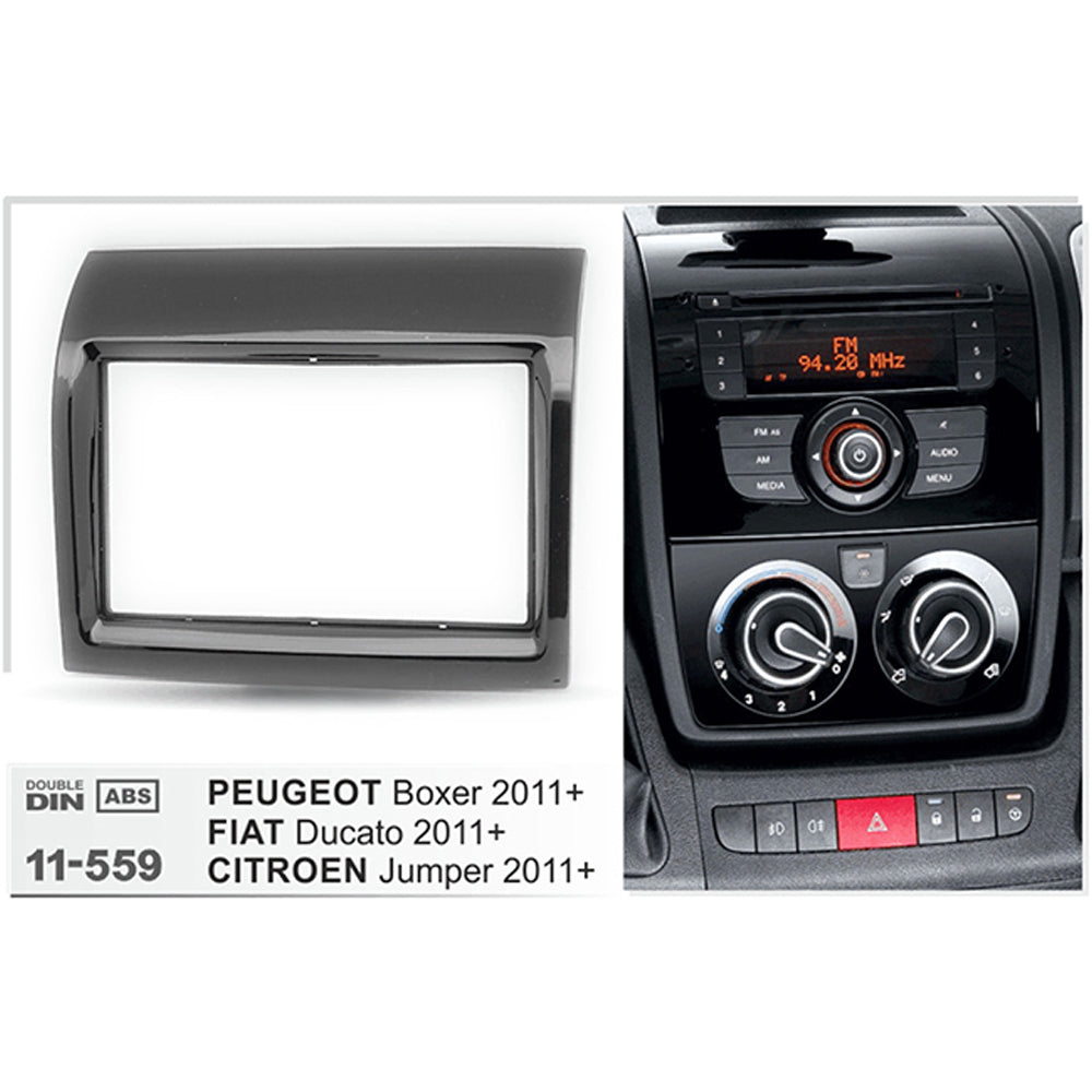 FITTING KIT FIAT DUCATO / PEUGEOT BOXER / CITROEN JUMPER 2011 - 2014 (GLOSS BLACK)