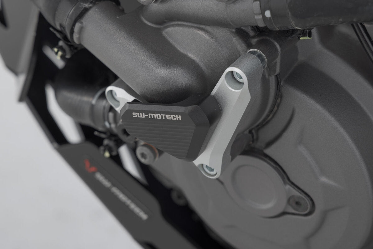 SW MOTECH WATER PUMP PROTECTION SILVER/BLACK DUCATI X DIAVEL HYPERMOTARD MONSTER MULTISTRADA