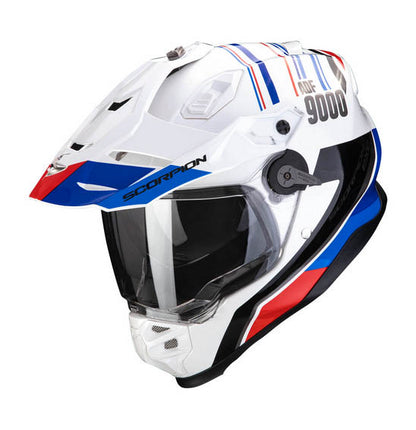 Scorpion EXO ADF-9000 AIR DESERT - White/Blue/Red