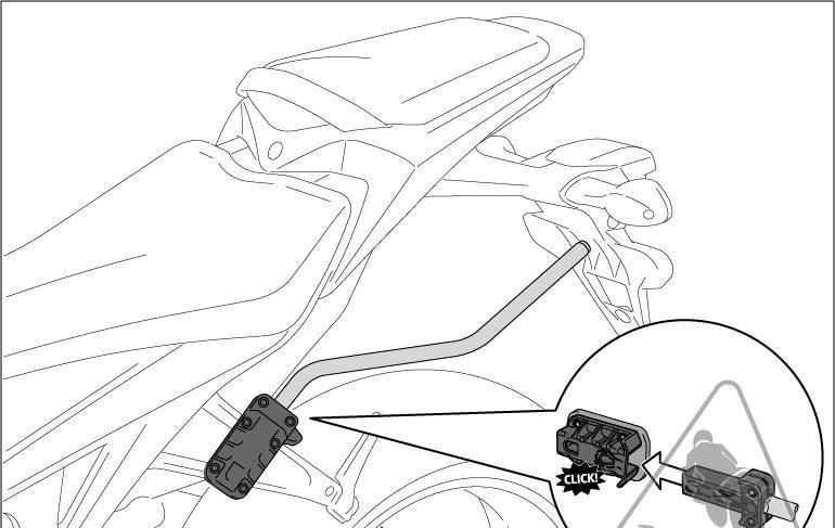 PANNIER MOUNTS SW MOTECH BLAZE QUICK LOCK SPACER BAR HONDA CB500F CB650F CBR500R CBR600RR CBR650F