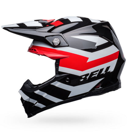 Bell MOTO-9S FLEX Banshee Gloss Black/Red