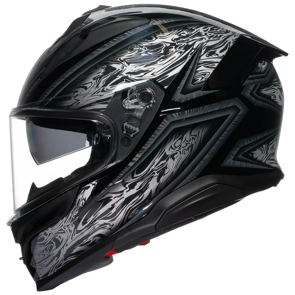 AGV K7 [DAMASCUS BLACK SILVER] 4
