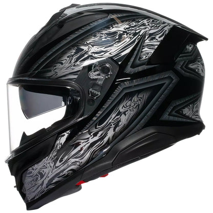 AGV K7 [DAMASCUS BLACK SILVER] 4
