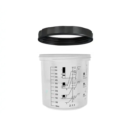HANSPRAY SPEEDY PAINT SYSTEM 600ML REPLACEMENT HARD OUTER CUP & COLLAR SINGLE UNIT