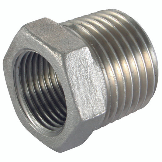 FORMULA AIR CONNECTOR STAINLESS NIPPLE 3/8M X 1/4F BSP