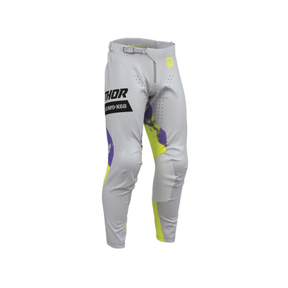 THOR MX PANT YOUTH LAUNCHMOD BLEACH GRAY/ACID