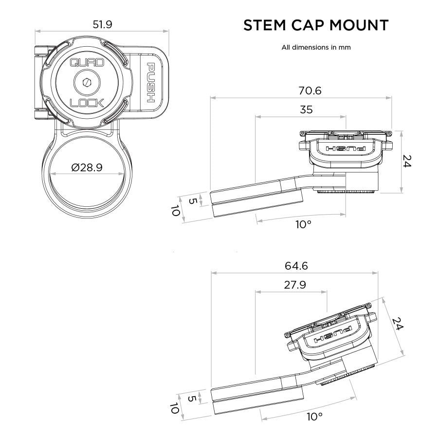 Stem Cap Mount