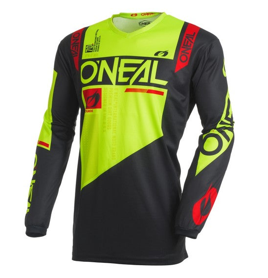O'Neal 2027 ELEMENT Factor Jersey - Black/Neon