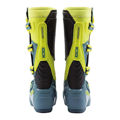 SIDI Crosscore Petrol Yellow - Back