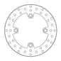 BRAKE DISC REAR MOTO MASTER HALO 220MM HONDA TRIUMPH