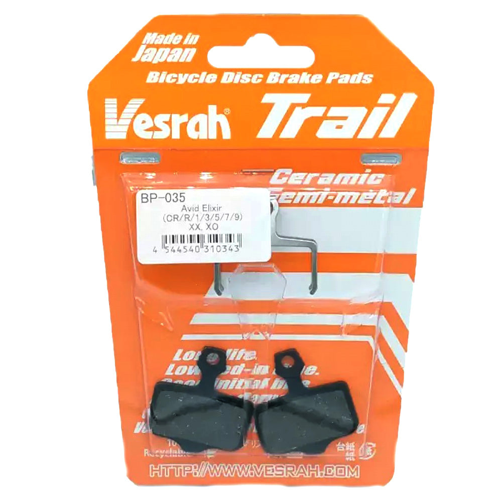 VESRAH Cycle Brake Pad - Trail BP-035